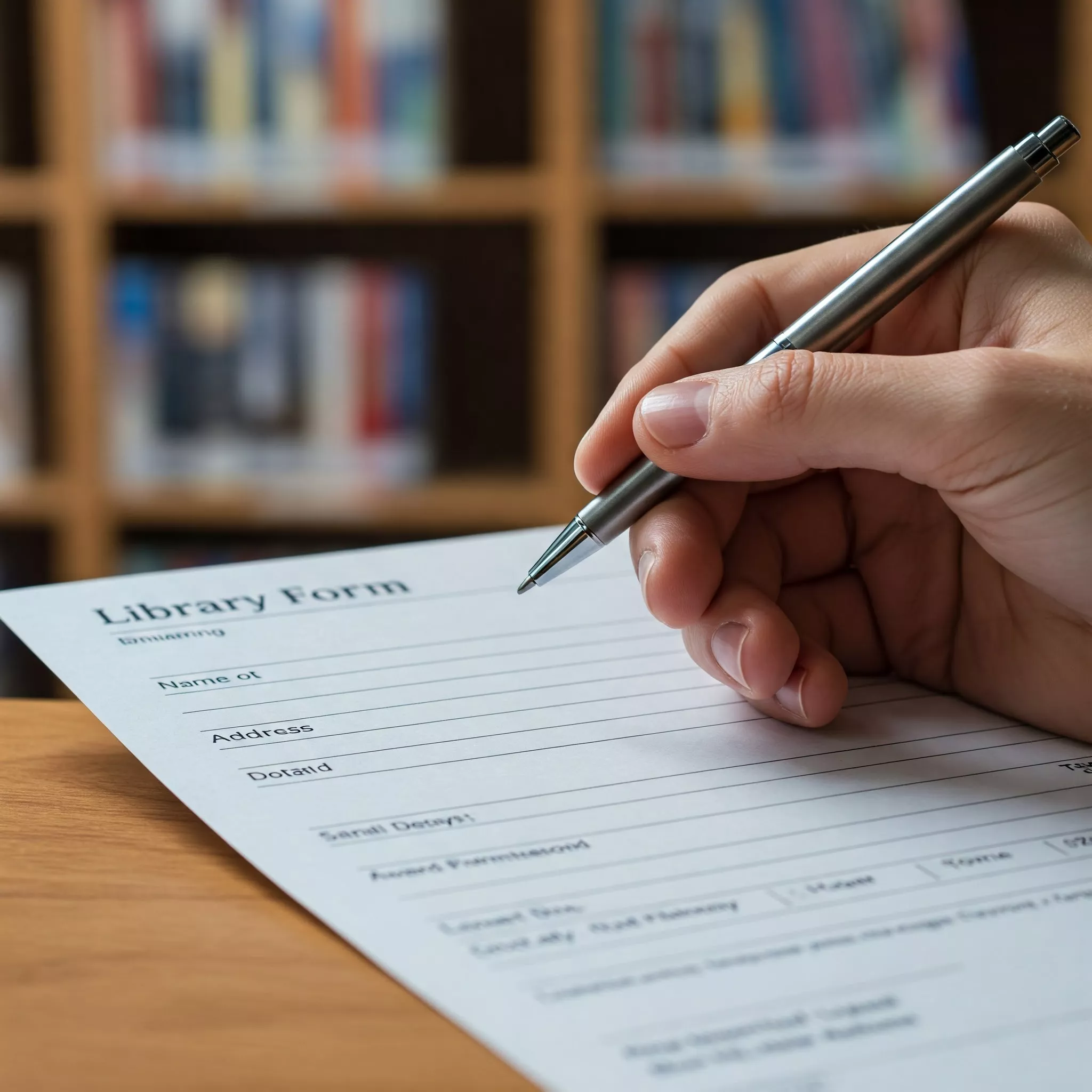 library forms